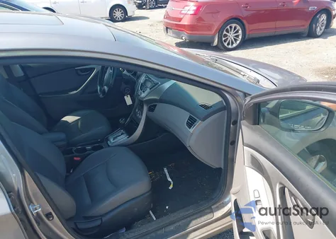 2013 Hyundai Elantra Limited from USA, damaged, VIN KMHDH4AE1DU560888